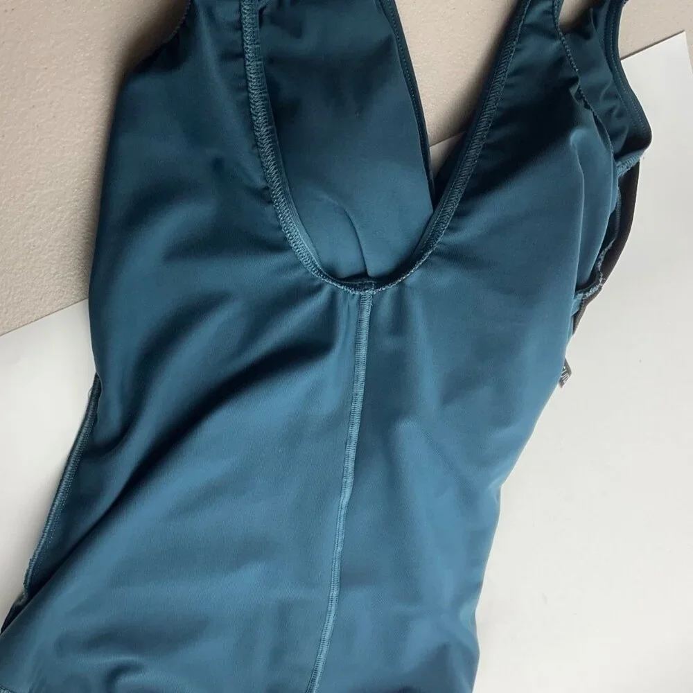 Miraclesuit Large Nova Green Must Have Oceanus One-Piece Swimsuit Draped - Picture 12 of 16